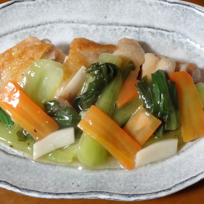 レモンでさっぱり!鶏もも肉の野菜あんかけ